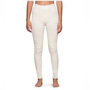 Skims High Rise Stretch Cotton Rib Leggings